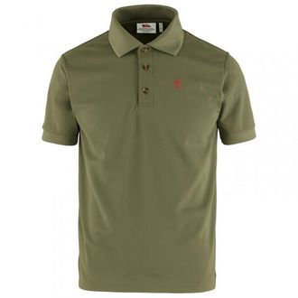 Fj&auml;llr&auml;ven Crowley Piqu&eacute; Shirt Polo-Shirt f&uuml;r Herren | oliv