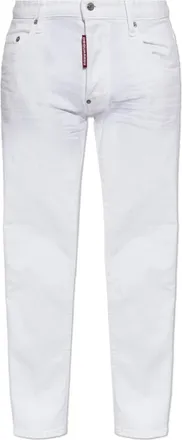 Dsquared2 Heren, Jeans, Wit, Maat: XL Katoen