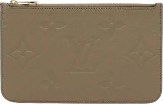 Louis Vuitton Pre-owned Clutches, female, Brown, Size: ONE SIZE Pre-owned Canvas Clutch