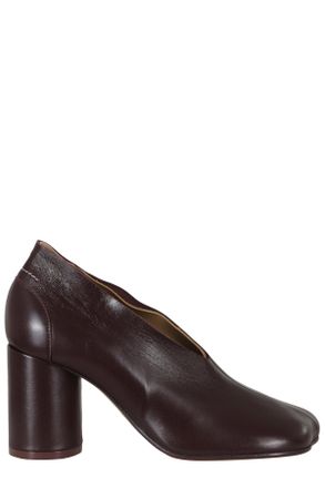 Maison Margiela Brown Anatomical Leather High Heel Pumps