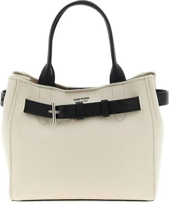 Tom Ford Audrey Kleine Shopper - Dames - Shoppers - Beige - ONE Size - Leer - Tassen