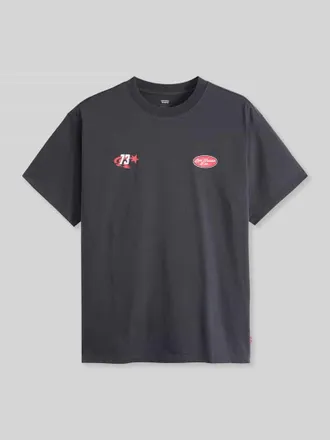 Levi's Relaxed Fit T-Shirt aus reiner Baumwolle mit R&uuml;cken-Print in Black, Gr&ouml;&szlig;e XXL