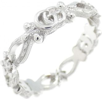 Gucci White Gold White Gold (18K) Band Ring (Pre-Owned)