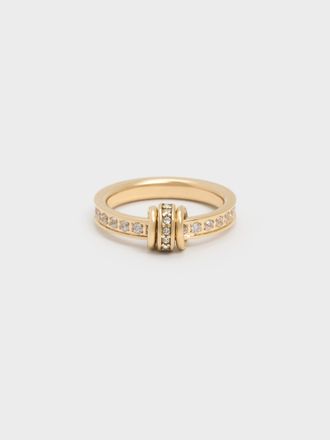 Charles & Keith Hermione Crystal Ring