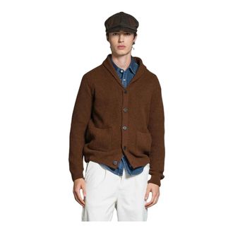 IMPURE Keanu Cardigan - Knitwear - Hombre - Marr&oacute;n - XL