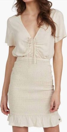 Roxy Island View Dress In White