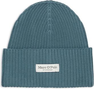 Marc O'Polo ribbed-knit beanie - women - Cotton - One Size - Blue