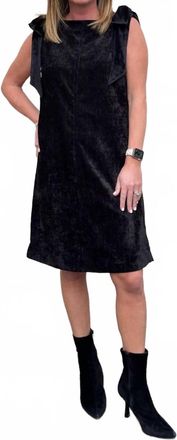 THML Clothing Liana Bow Mini Dress In Black