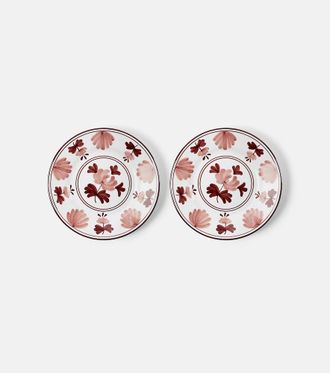 Cabana Set di 2 piatti da dessert Blossom in ceramica