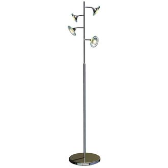 Esto 20 Watt Cob-led Lampada Da Terra Lampada Da Terra Illuminazione Cromo Apparecchiostarled 780004-4