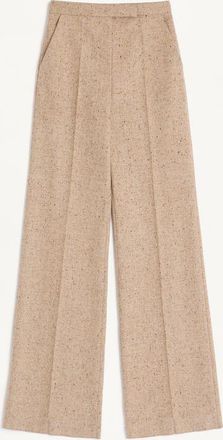Valentino Pantaloni In Bottonato Natte Donna AVORIO/BEIGE 38