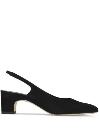 Manolo Blahnik 50mm leather pumps - Black