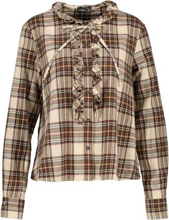 van Laack Blusa a quadri Nhea - - Blouses & Shirts - Donna - Multicolore - S