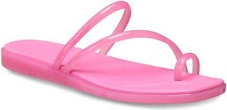 Crocs Miami Jelly Toe Loop Sandal in Pink Lemonade Jelly at Nordstrom, Size 10