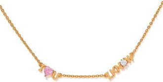 Girls Crew Star Wars I Love You I Know Necklace in Gold at Nordstrom