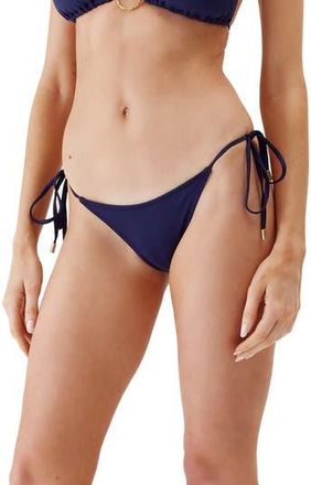Melissa Odabash Miami Core Side Tie Bikini Bottoms in Navy at Nordstrom Rack, Size 12