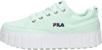 Fila Sandblast C Sneakers - Dames - Sneakers - Groen - 36 EU - Leer - Schoenen