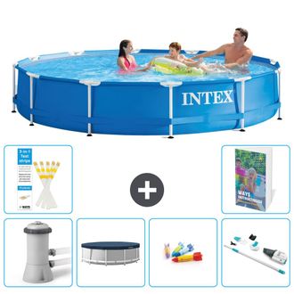 Intex Piscina Con Estructura Redonda - 366x76 Cm - 7-piezas S242