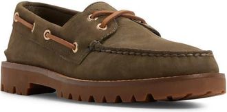 Sperry Top-Sider Authentic Original 2-Eye Coat Shoe in Olive at Nordstrom, Size 11.5