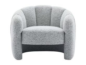 VENTE-UNIQUE.COM Sill&oacute;n cl&aacute;sico tela gris