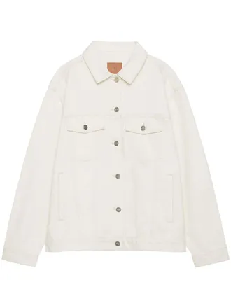 Anine Bing Structured Beige Jacket with Button-Down Front