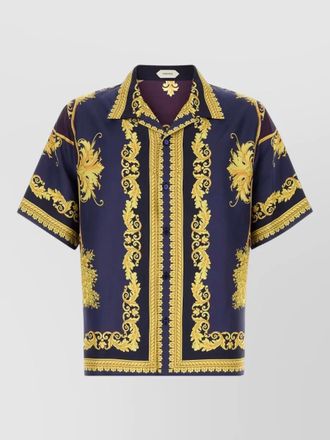 Versace silk printed shirt