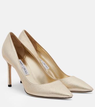 Jimmy Choo London Romy leather pumps