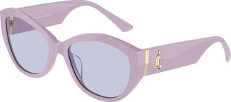 Jimmy Choo London JC5013U 50221A Womens Sunglasses Purple Size 55
