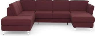 Sit&more Wohnlandschaft »Visby U-Form« Wahlweise mit Bettfunktion und Stauraum, frei im Raum stellbar
