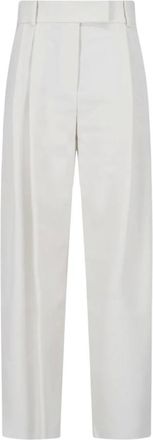 Giorgio Armani Pantaloni a gamba larga - - Trousers - Donna - Bianco - S