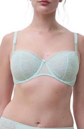 Chantelle C Jolie Underwire Demi Bra in Peppermint at Nordstrom, Size 34D
