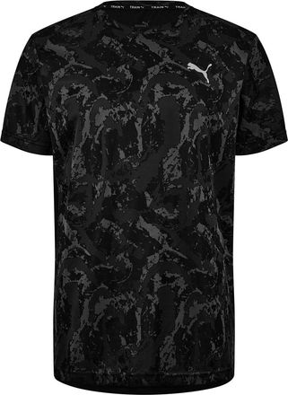 Puma Puma Mens Train All Day Camo T-Shirt Speed Brights Gym Top Puma Black S