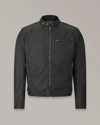 Belstaff Belstaff Chaqueta Motera Ariel para hombre Algodón encerado NEGRO 2XL