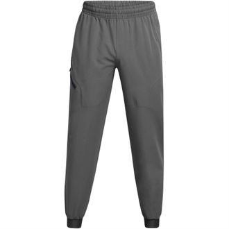 Under Armour Unstoppable geweven joggingbroek voor heren (Grijs/Zwart)