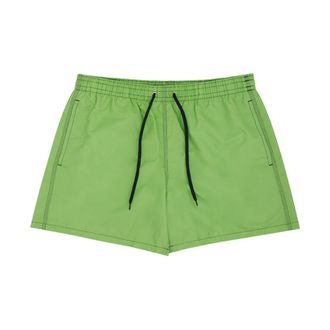 Malo Boxershort met contraststiksels en zakken - Heren - Strandmode - Groen - 3XL - Polyester - Badmode