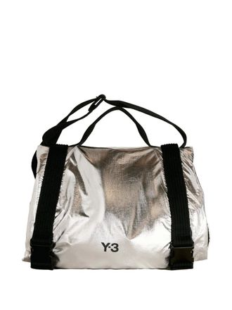 Yohji Yamamoto metallic-finish bag - unisex - Polyamide - OS - Silver