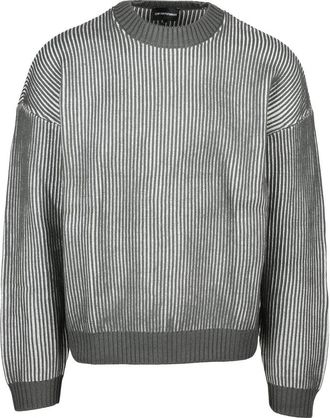 Emporio Armani Virgin Wool Cotton Sweater - Green