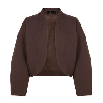 Cortana Umbra, short brown purple jacket