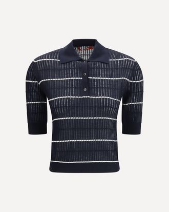 Max Mara Polo Gallo in wool and silk Female L