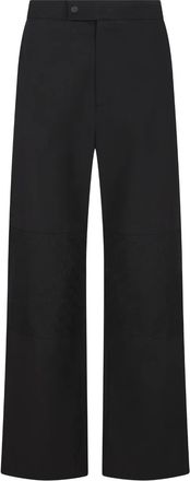 Gucci panelled cotton trousers - men - Cotton - 48 - Black