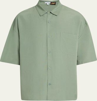 Loewe Mens Pocket Short-Sleeve Shirt