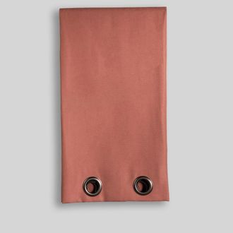 Maisons du monde Cortina t&eacute;rmica con ollaos terracota, 130x250 cm (se vende por unidad)