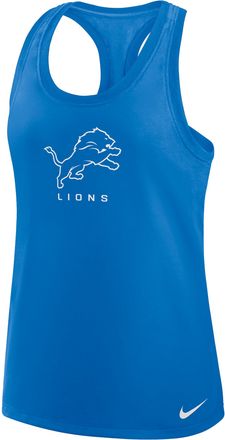 Nike Detroit Lions Hurry Up Nike Womens Dri-FIT NFL Racerback Tank Top in Blue | 03E145A9J-LWB