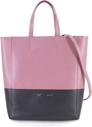 Celine Pink Leather Handbag Tote Bag (Pre-Owned)