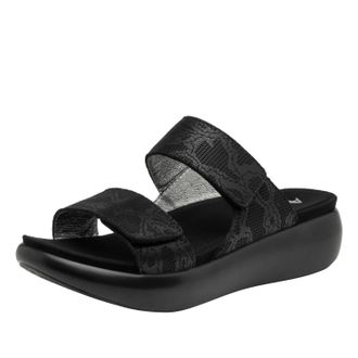 Alegria Womens Bryce Sandal In Black