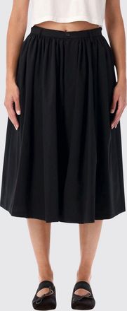 Maison Margiela Bermuda a vita alta a gamba larga in misto lana