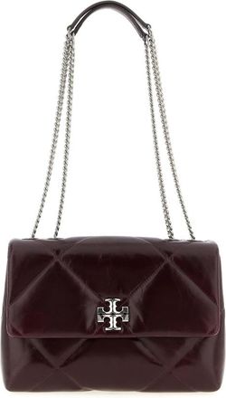Tory Burch Kira Burgundy Leather Crossbody Bag
