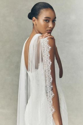 Watters Soft Net Lace Scarf