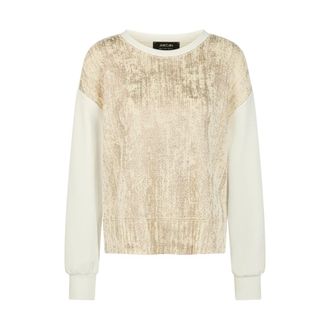 Marc Cain Truien & Vesten, Dames, Geel, XL, Katoen, Sports Knit Jumper