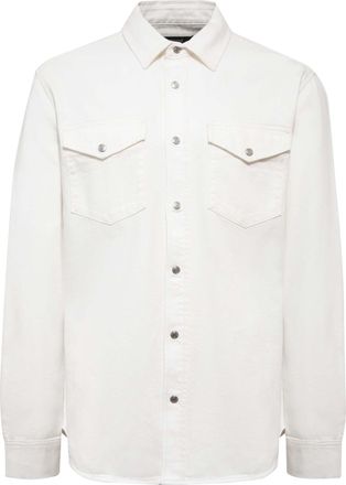 Mavi Jeanshemd MAVI Mavi Jeanshemd Ted, Damen, Gr. XL, N-Gr, wei&szlig;, Obermaterial: 100% Baumwolle CO., Hemden Jeanshemd